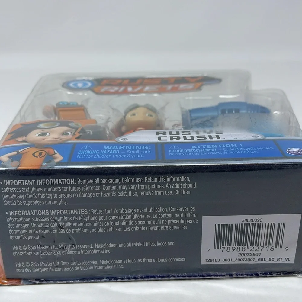 RUSTY RIVETS: Rusty and Crush Play Set. NEW.